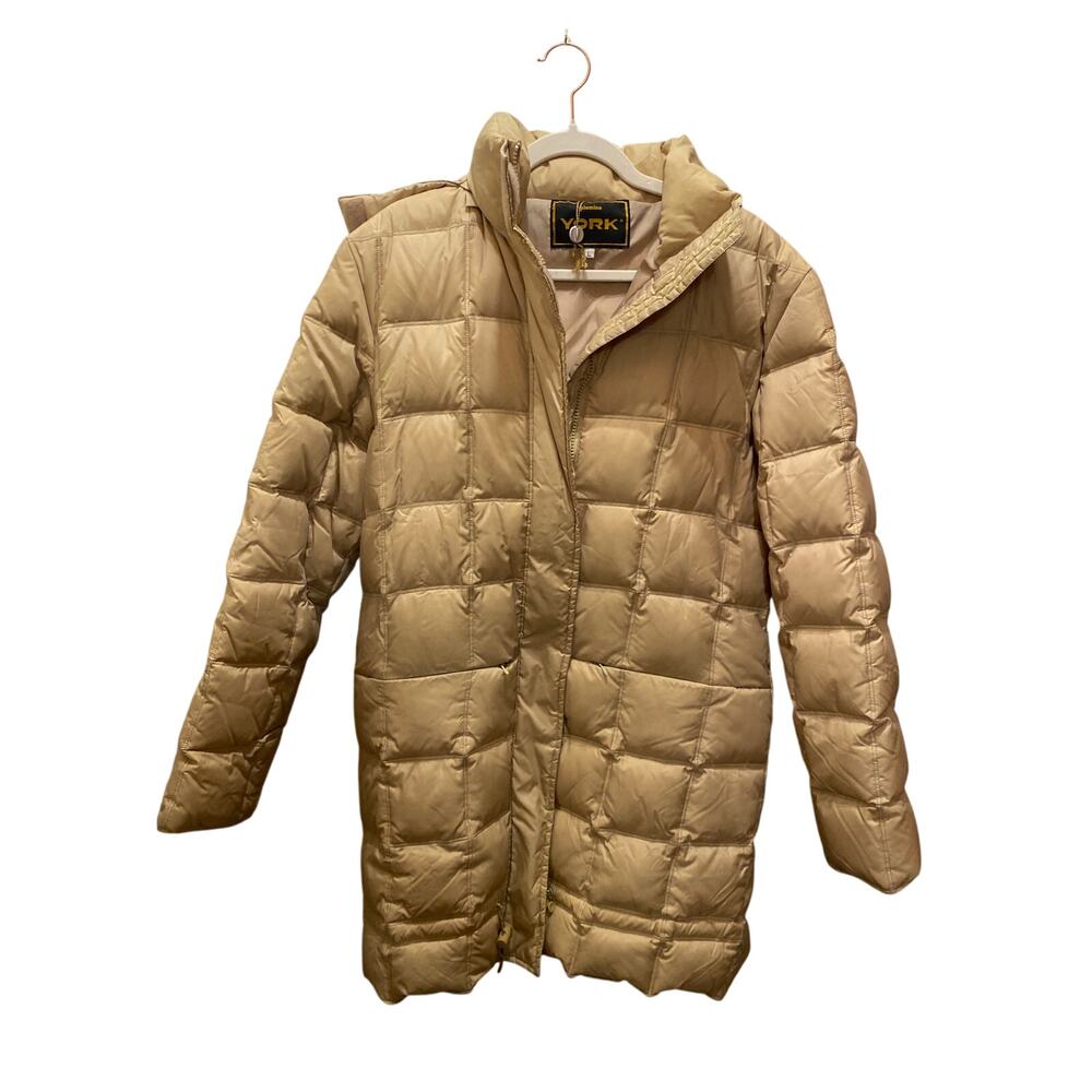 VINTAGE X Piumino YORK Italy Puffer Down Hooded Coat Large